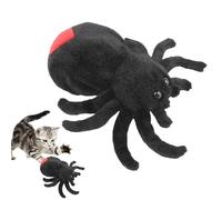 Spider Plush Toy | Cute Simulated Spider Pet Teeth Toy,26x21cm/10.24x8.27 Inches Stuffed Cat Toys, Interactive Cat Kicking Toys For Pet Owners