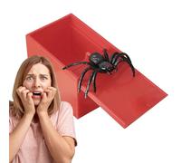 Spider Prank Box,Fun Prank Box Scary Toys Practical Jokes Novelty Prank Kit For Simple Amusements, Boys, Parties, Adults, Halloween And Christmas