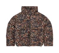 Spider Print Hooded Puffer Jacket - male - Diesel - Winter Jackets - Multicolor - L - Jackets L