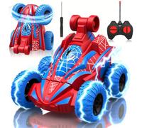 Spider RC Car, 360° Flips Remote Control Car, Kids 4WD RC Stunt Cars, With LED Lights, Monster Truck Birthday Presents, Outdoor Garden Games Play Vehicle Toy, Kids Toys for 3-10 Year Old Boys