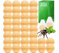 Spider Repellent for Indoor, 36 PCS Natural Spider Deterrent Peppermint Oil Spiders Roach Ant Away, Pest Spider Repellent Solution for House Garage Patio Attic Lawn, Family & Pet Safe