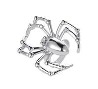 Spider Ring Vintage Punk - 3cm Gothic, Long Lasting, Modern Design, Adjustable Open Ring, Spider Shape Fashion Jewelry Accessory | Cool Hip Pop Statement Wear for Men Women Girls Party Style