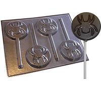 Spider Round Chocolate Lolly Mold Halloween Lollipop Mould