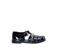 Spider Sandal - female - Moschino - Flat Sandals - Black - 6 UK - Shoes 6 UK