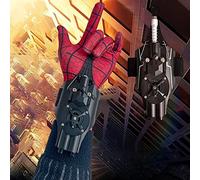 spider silk launcher, Electric 9.8 ft Real Rope Spider String Shooter Cool Gadgets,Super Hero Role-Play Stuff Fun Toys Great for Kids(Black)