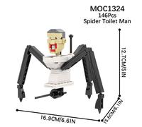 (Spider) Skibidi Toilet man Toiletman Speakerman Building Blocks Toy