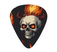 spider skull sheep head Guitar picks in thin, medium, and thick sizes, 12-piece set, suitable for electric guitar and various instruments