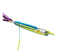 SPIDER SLACKLINES Longline Slackline Kit - Primitive 30m - Full set for walking line with carabiners, tensioning slings, rings, and carry bag. Perfect for training, outdoor fun, and fitness