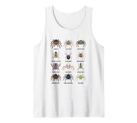 Spider Species Illustration Tank Top