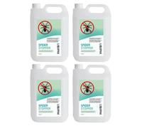 Spider Stopper Spray with Peppermint Oil - Non-Toxic Indoor Spider Deterrent for Windows, Doors & Corners, Scented Barrier, 750ml - 5L Refill, Helps Discourage Spiders (4 x 5L)