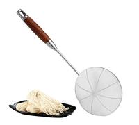 Spider Strainer - 17.05 Inch Spider Strainer for Roasting | Hot Pot Skimmer - Comfortable Handle, Grease Skimmer Spoon with Hanging Ring, Easy to Clean for Straining Coarse Grains in the Kitchen