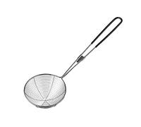Spider Strainer Skimmer, Stainless Steel Asian Strainer Ladle Frying Spoon with Long Handle for Kitchen Deep Fryer, Pasta, Spaghetti, Noodle(L)