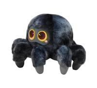 Spider Stuffed Animal - 11.8 Inch Plush Toy with Eyes, Soft Halloween Decor, Cuddly Creepy Crawler Doll, PP Stuffed, Short Plush Fabric, Cute Decorative Spider Children's Room Bedroom Living Room