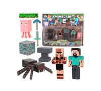 (Spider Suit) Minecraft Assembly Action Figures Home Decor