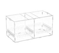 Spider Terrarium | Breathable Transparent Acrylic Tank,15.75x8.07x7.87in Breathable Reptile Terrarium with Lid | for Turtle, Tortoise, Gecko, Crab, Frog, Plants, Sand, Rock