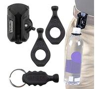 Spider Tool Holster - Lifestyle Kit - (1) Self Locking, Quick Draw Belt Holster Clip + (2) Ergonomic Water Bottle Holder and (1) Key Fob with Built-in Driver bit Holes!