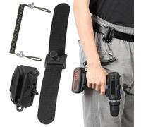 Spider Tool Holster Set Dual Locking Quick Draw Belt Holster Clip with Strap for Power Drill Driver Flashlight & Saw(3Pcs)