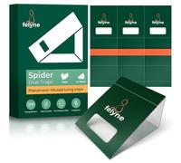 Spider Traps 24 Pack Sticky Indoor Glue Traps For Home Use | Spiders, Crawling Insects and Bugs | Non-Toxic and Eco-Friendly Easy to Use by Felyne