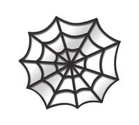 Spider Wall Stickers, Halloween Stickers, Reflective Shine Wood Base Lightweight Reusable Easy Apply Portable Compact, Spooky Decals for Home Decoration Display, 10.79 * 11.81Inches, Black