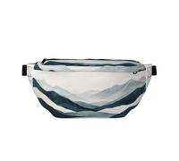 Spider Web and Heart Pattern Fanny Pack for Women Man, Waist Belt Bag Crossbody for Sports Travel Hiking Running Jogging