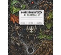 Spider Web College Ruled Composition Notebook: 110-Page Lined Writing Journal for School, Notes, Journaling & Everyday Writing | Cool Spider Design