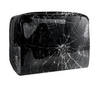 Spider Web Cosmetic Bag for Women, Travel Toiletries Bags Large PVC Makeup Handy Pouch Organiser with Zipper