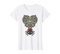 Spider Web Enthusiast Heart-Shaped Fan Eight Halloween Value Graphic T-Shirt, Women, White, S