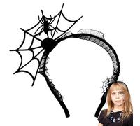 Spider Web Headband - Fun Halloween Costume Accessory | Halloween Hairband With Spieder Design | Hallowen Spider Headband | Spieder Hair Accessories For Parties, Cosplay And Dress-Up Events