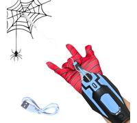 Spider Web Shooter Toys for Kids, 8 FT(2.5m) Spider Web Shooter Launcher String Toy USB Recharger Role Playing Cosplay Funny Educational Toys for Boys Girls