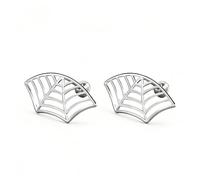 Spider Web Statement Cartilage Earring for women men Halloween Goth Punk Unique Earrings Ear Helix Piercing earrings Gothic Jewelry