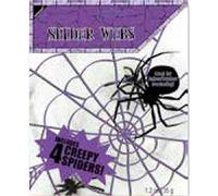 SPIDER WEB:WITH 4 SPIDERS sm