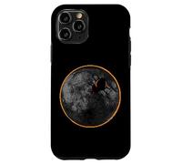 Spider Web With Arachnid On The Moon Solar Eclipse Spiders Case for iPhone 11 Pro