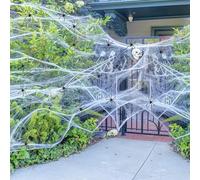 Spider Webs Halloween Decorations (1000sqft+40Spiders)