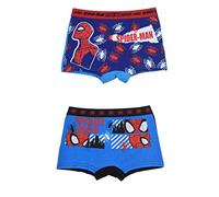 Spiderman 2 Pack Boys Boxers (Royal/Blue, 4-5 Years)
