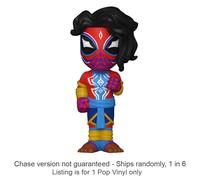 SpiderMan 2023 SpiderMan India Vinyl Soda Chase Ships 1 in 6