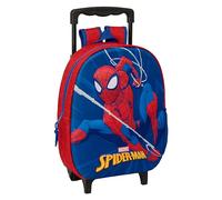 SPIDERMAN - 3D Children's Backpack with Wheels, Ideal for Children of Different Ages, Comfortable and Versatile, Quality and Resistance, 27 x 10 x 33 cm