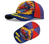 Spiderman Adventure-Ready Baseball Cap, Outdoor Cotton Hat for Boys, Dark Blue Hat for Kids Gift School Sports 3+ Years, Designed for Explorers