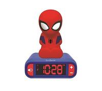 Spiderman Alarm Clock With Night Light 3D Design Spiderman And Sound Effects Red