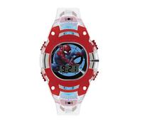 Disney's Marvel Spiderman Watch with Clear Plastic Strap