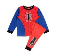 Spiderman Boys Long Pyjamas Kids Nightwear Pjs Trousers Top 5-6 Years Red