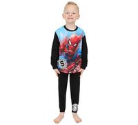 Spiderman Boys Marvel Long Pyjama Set W23 Kids Avengers Pjs (2-3 Years) Blue