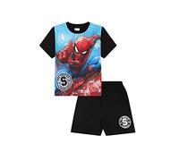 Spiderman Boys Marvel Short Cotton Pyjama Set W23 (6-7 Years) Blue