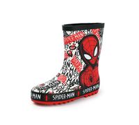 Spiderman Boys Red Character Wellington Boots without Handles - 8 UK Child