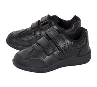 Spiderman Boys School Shoes for Kids Black Trainers Marvel Hero Black Formal Shoes Easy Touch Fasten Straps with Tough Wear Toe