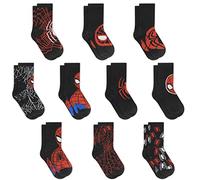 Spiderman Boys Socks, 10-Pack of Decorative Spiderman Toddler Socks, Amazing Marvel Legends Socks for Boys