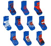 Spiderman Boys Socks, 10-Pack of Decorative Spiderman Toddler Socks, Amazing Marvel Legends Socks for Boys