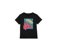 Spiderman Boys Thwip Panel Unisex Kids T-Shirt, Black, 12-13 Years UK