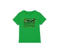 Spiderman Brand New Day Hulk Smash Kids T-Shirt, Kelly Green in Bright Green | Size: 7-8 Years Spiderman Bright Green 7-8 Years