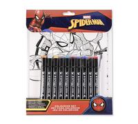 SPIDERMAN COLOUR BY NUMBERS ACTIVITY SET