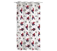 Spiderman Curtain With Rings - Disney Official Product, Indoor Bedroom Panel, 140 x 290 cm